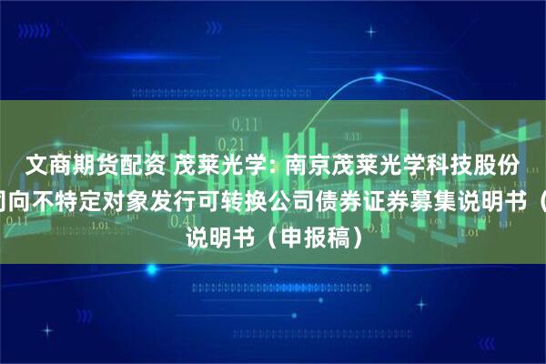 文商期货配资 茂莱光学: 南京茂莱光学科技股份有限公司向不特定对象发行可转换公司债券证券募集说明书（申报稿）